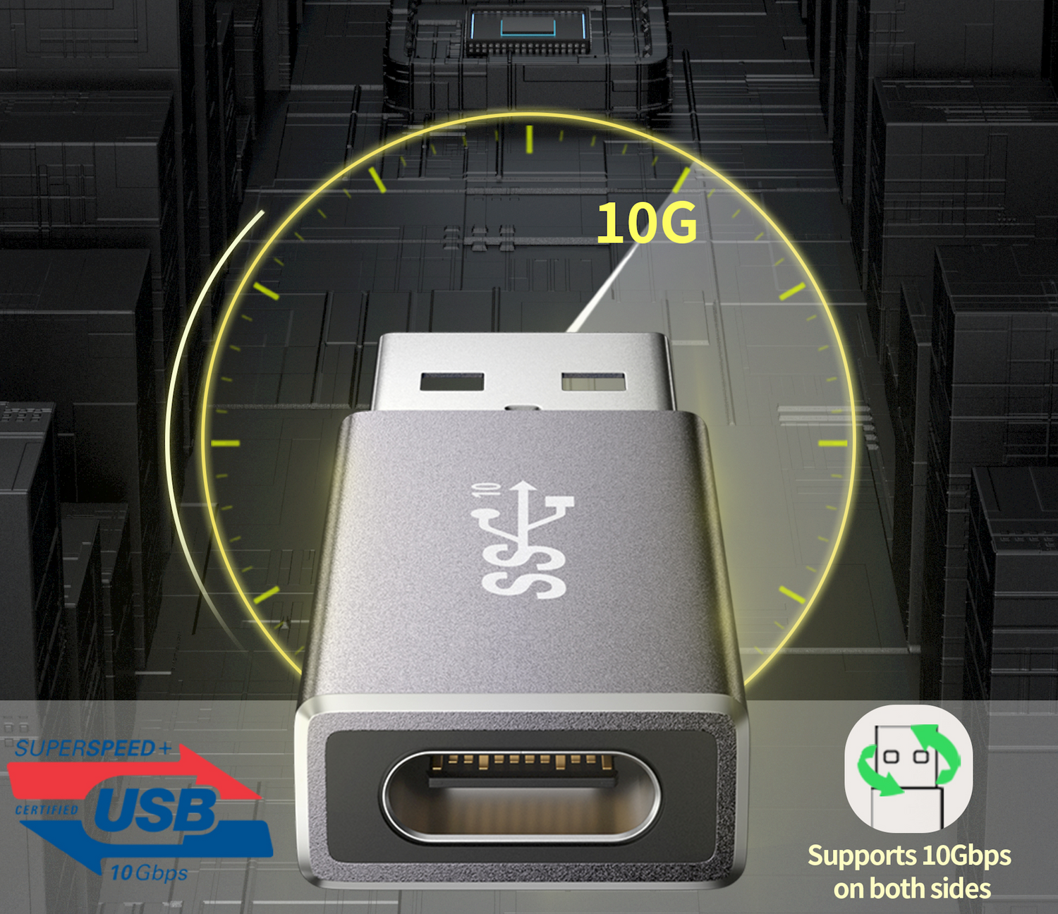Double Sided 10Gbps Adapter